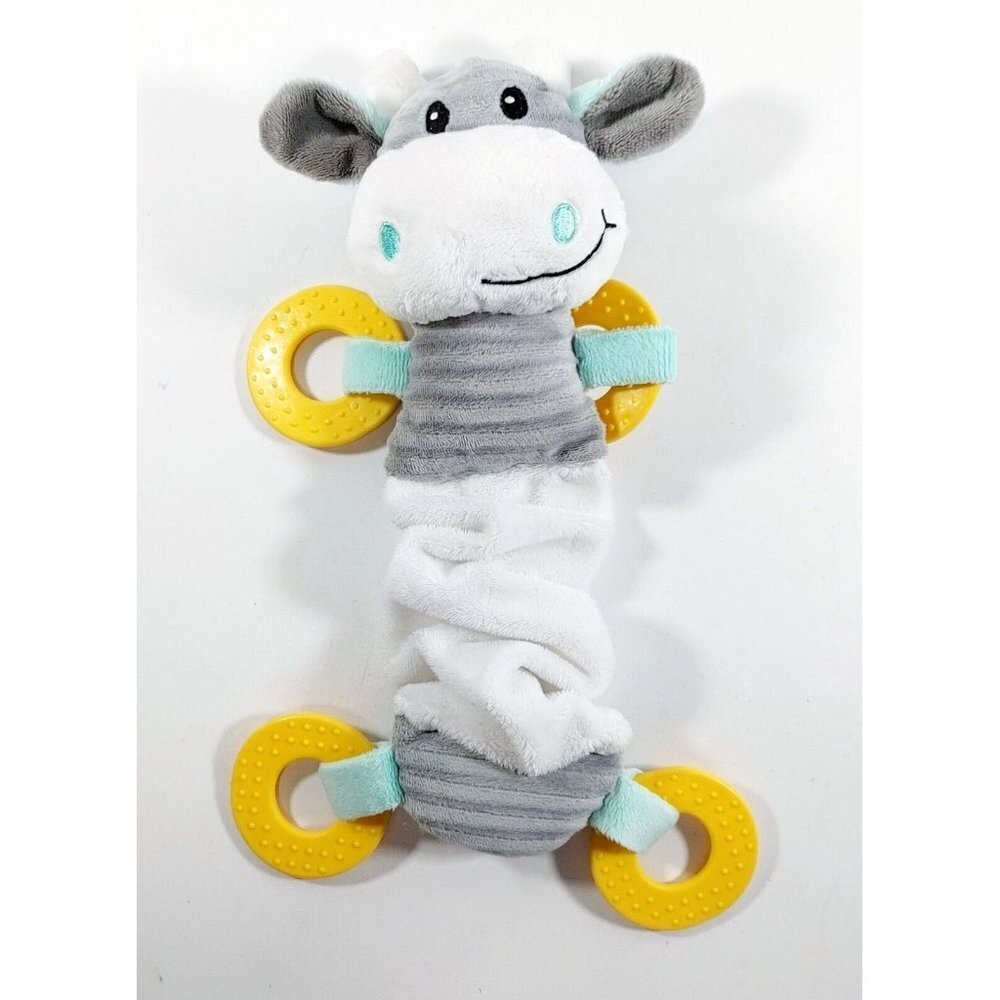 Parent's Choice Stage 1 Cow Stretchy Teething Toy Rattle  Lovey Baby